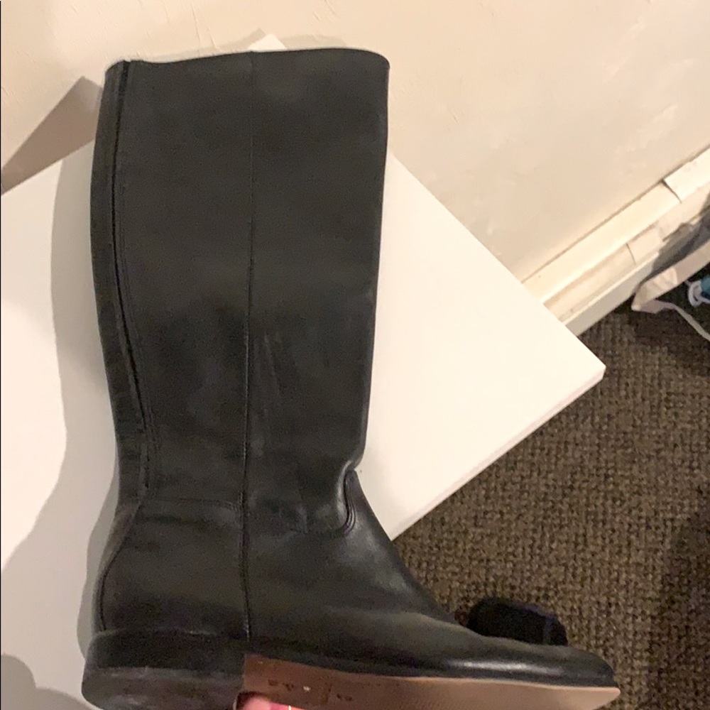 Leather High shaft boots